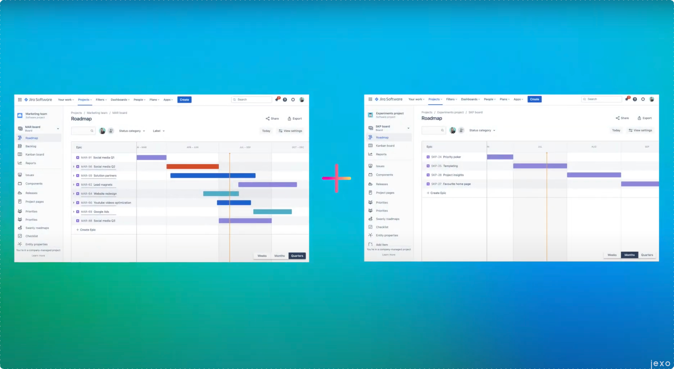 Jira and Swanly roadmaps.jpg Jira and Swanly roadmaps.jpg