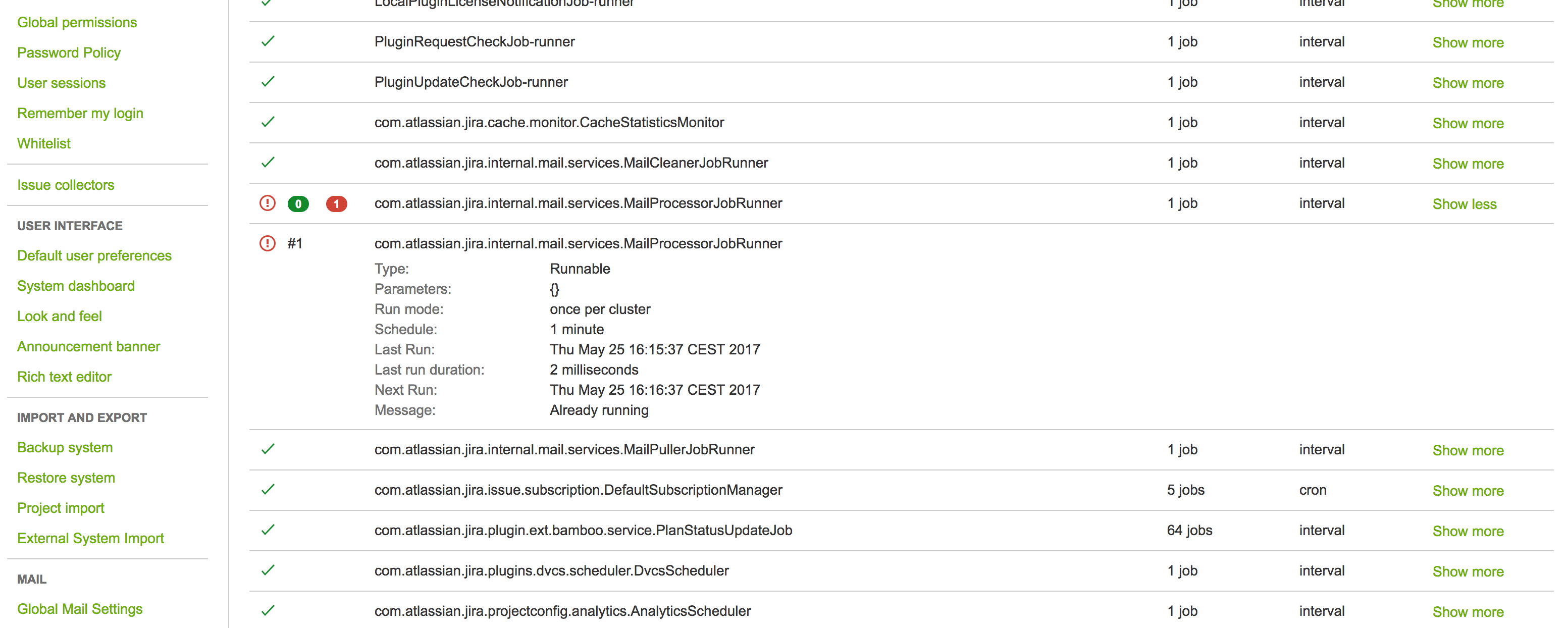 email processor job already running.png email processor job already running.png