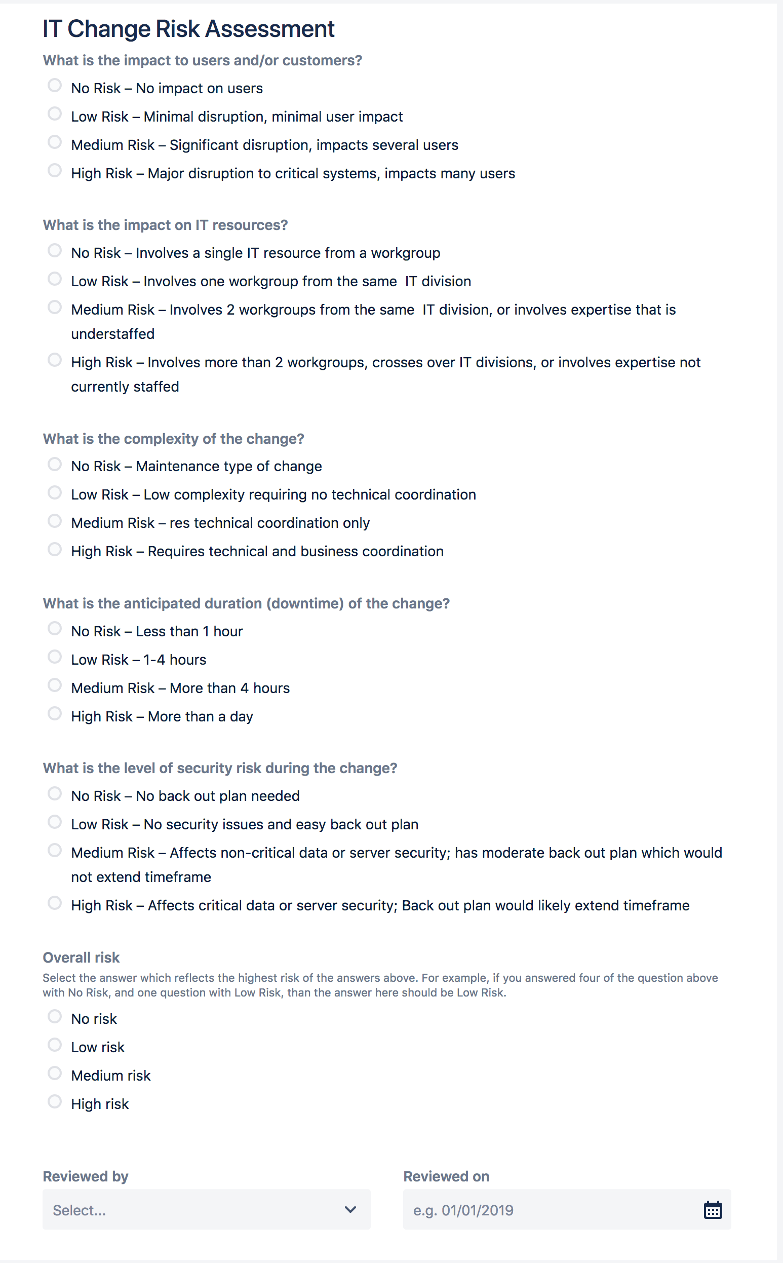 Change Risk Assessment - ITSM Forms Use Case- Change Management - Normal Change.png Change Risk Assessment - ITSM Forms Use Case- Change Management - Normal Change.png