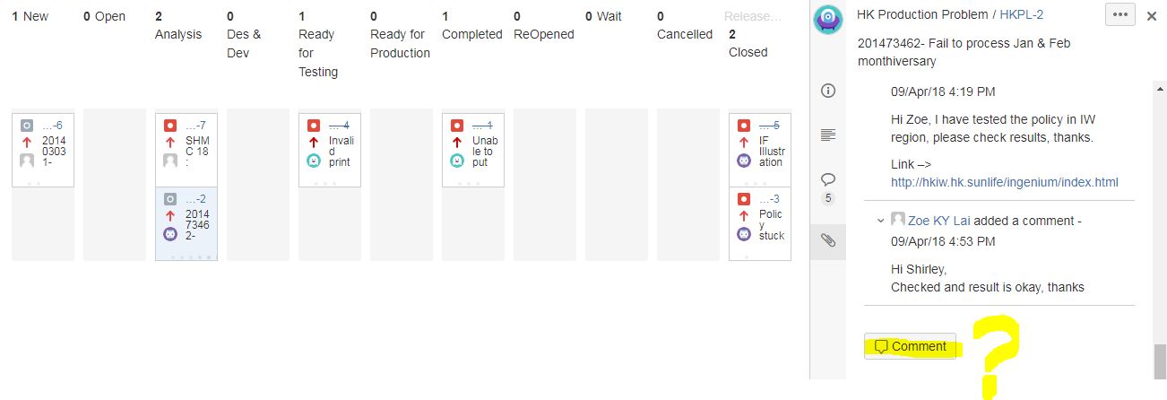 Comment button still available in issue sidebar.JPG Comment button still available in issue sidebar.JPG