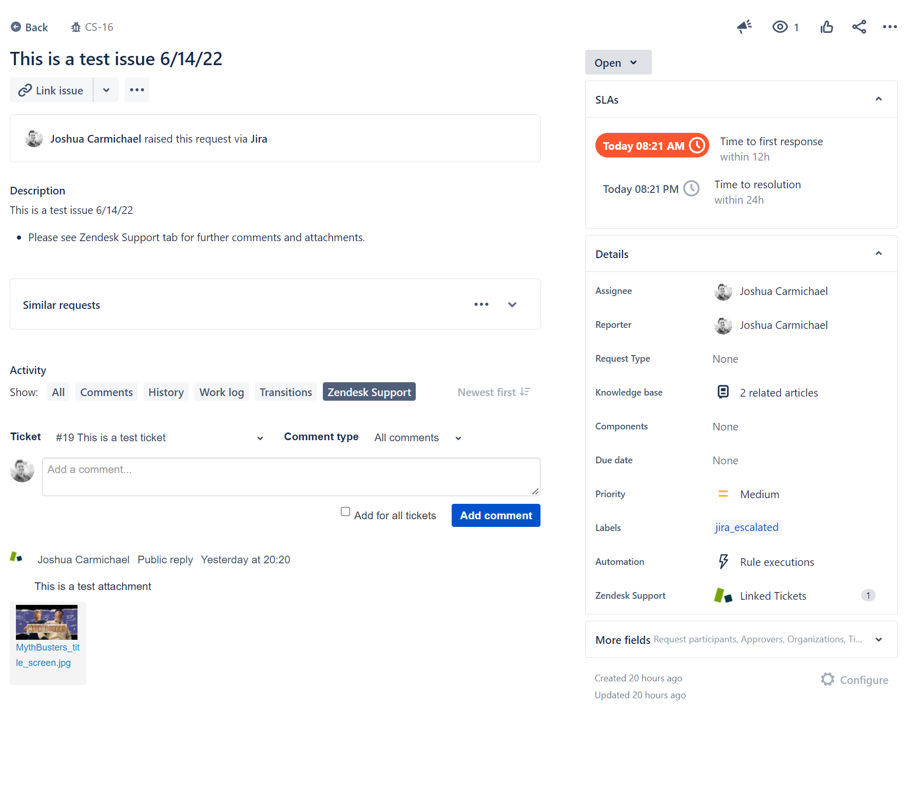 Jira Ticket with Attachment Shown in Zendesk Support Activity.PNG Jira Ticket with Attachment Shown in Zendesk Support Activity.PNG