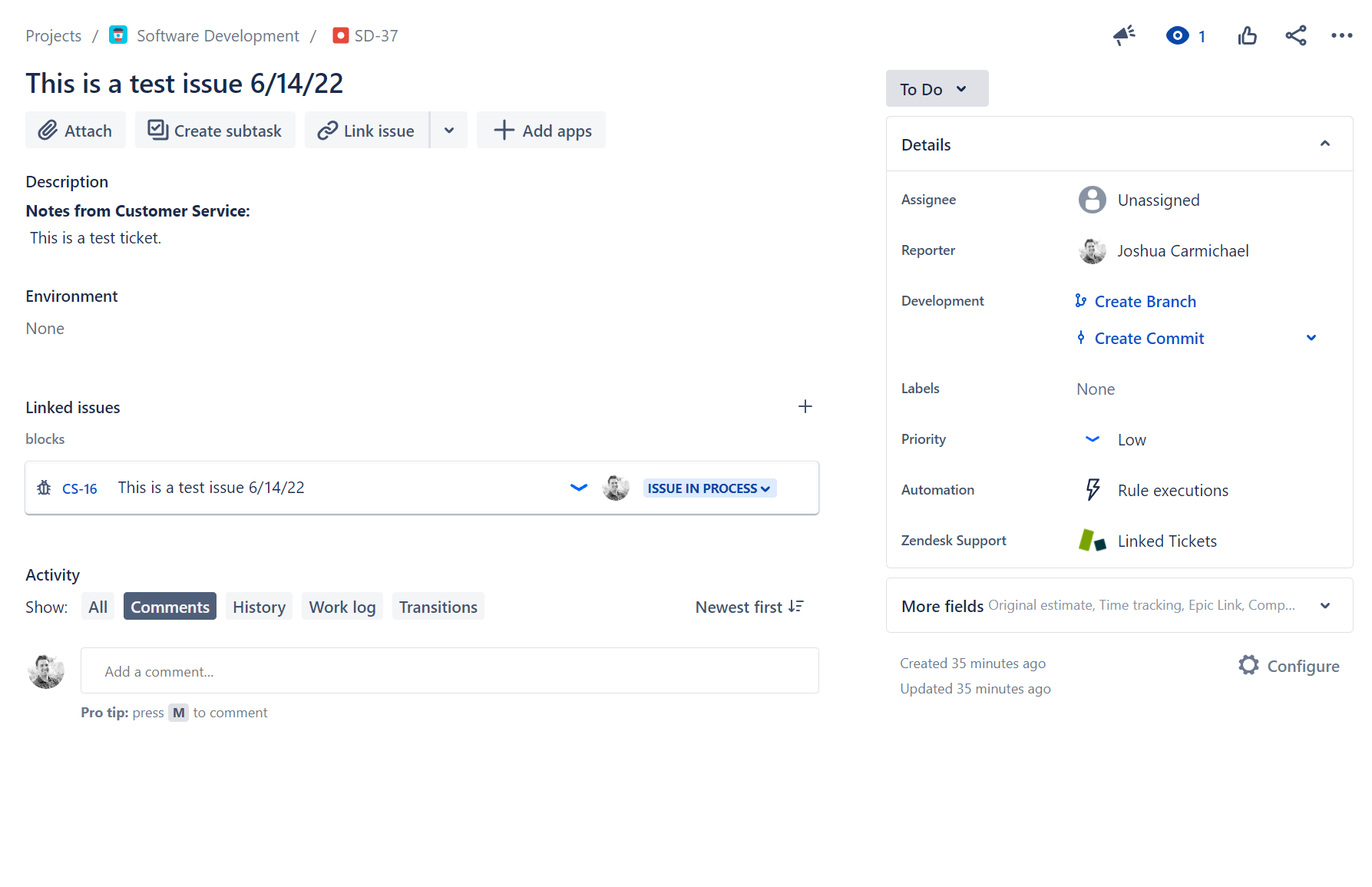 Linked Issue Screenshot.PNG Linked Issue Screenshot.PNG
