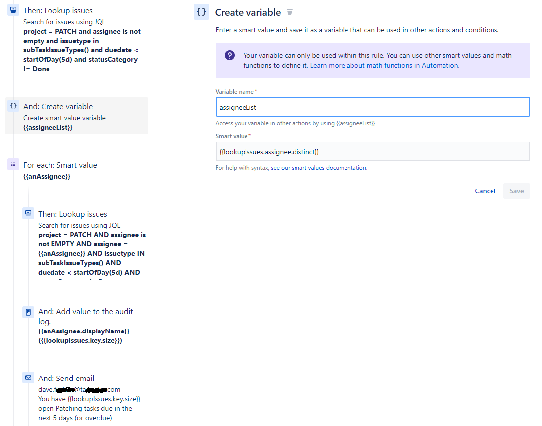Jira Automation List trouble.png Jira Automation List trouble.png