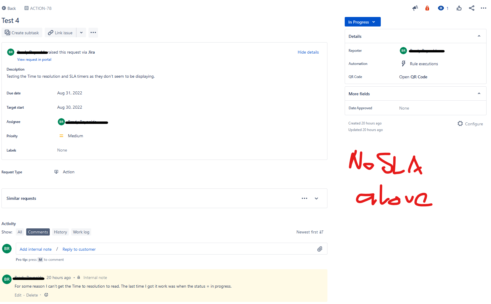 Action Register - SLA on View Screen.png Action Register - SLA on View Screen.png