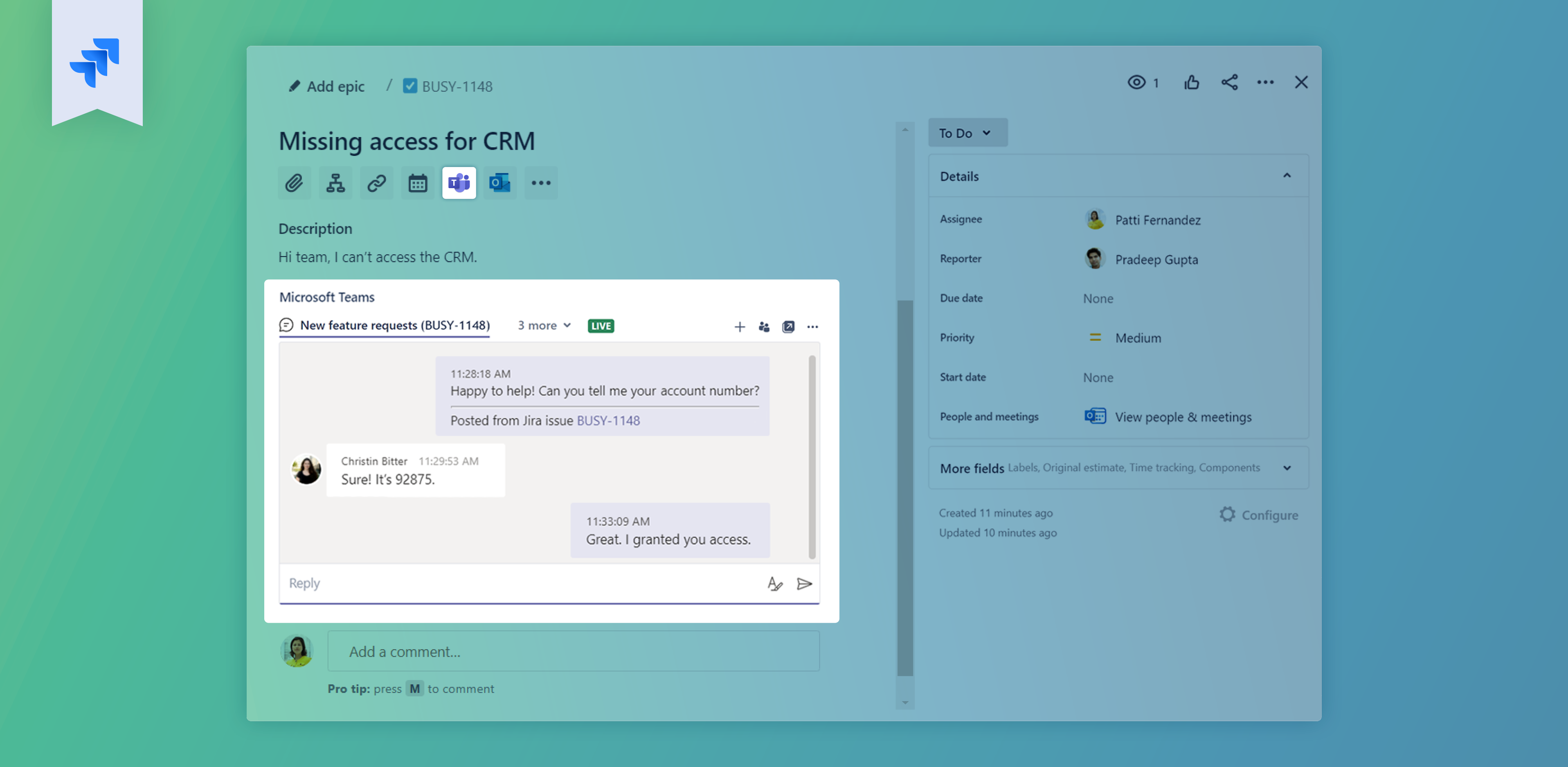 yasoon_Partner_Spotlight_Microsoft_Jira_Chat_in_Issue.png yasoon_Partner_Spotlight_Microsoft_Jira_Chat_in_Issue.png