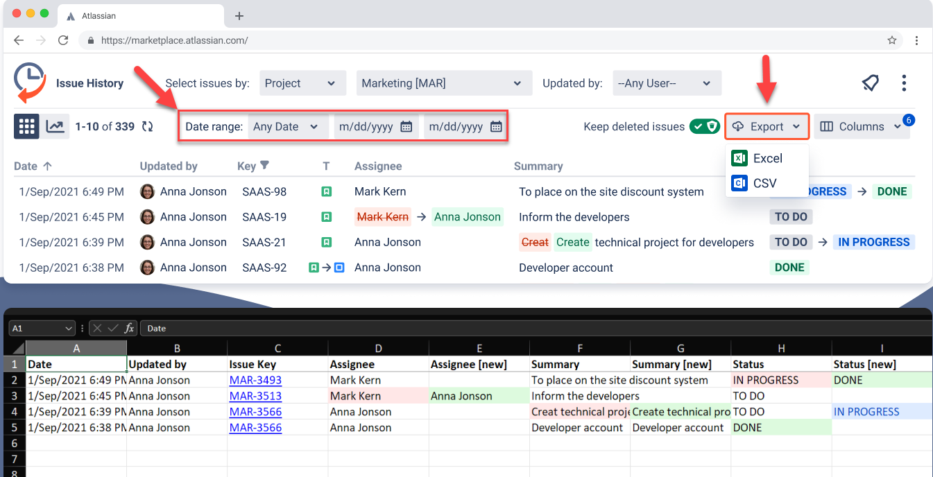 How to export issue history for audit trail.png How to export issue history for audit trail.png