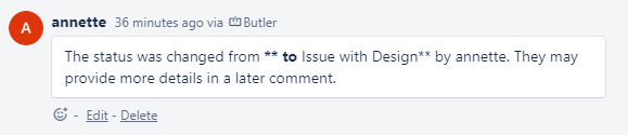 Custom field Status automation comment from blank Oct 17 2022 at 11 50 AM.png Custom field Status automation comment from blank Oct 17 2022 at 11 50 AM.png