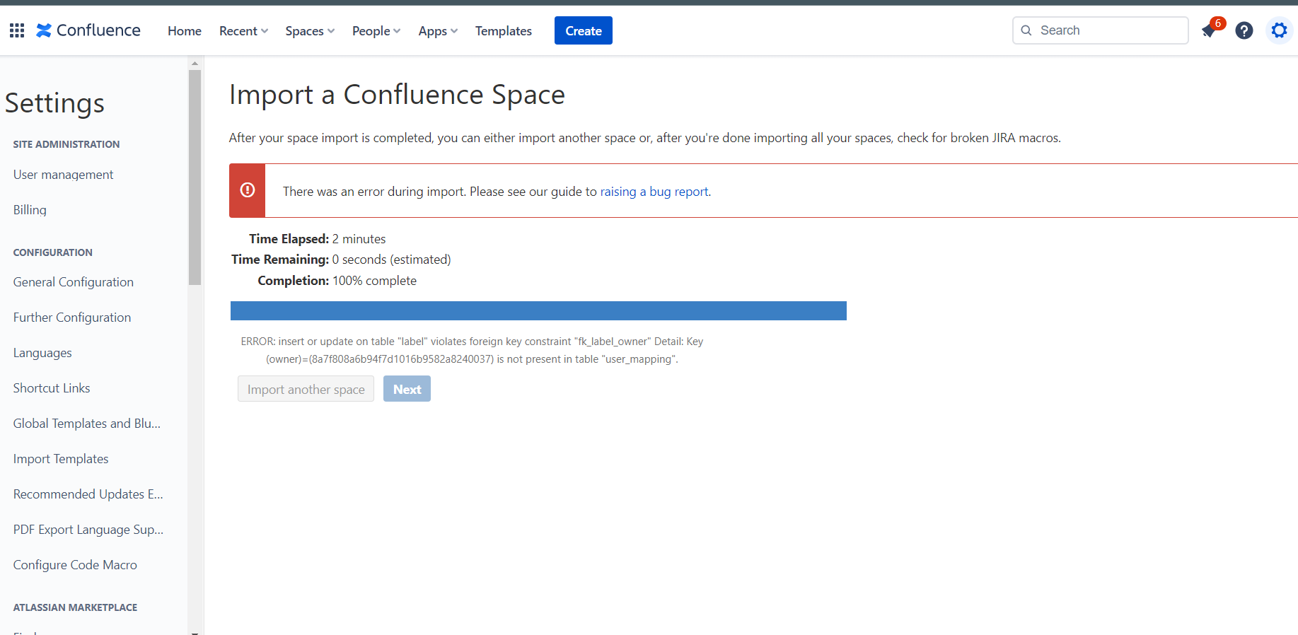 Dev space Error.PNG Dev space Error.PNG