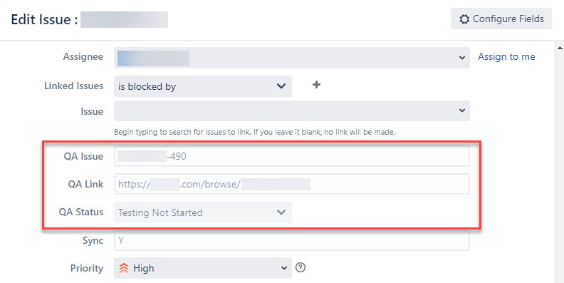 Jira Issue with associated QA Issue.png Jira Issue with associated QA Issue.png