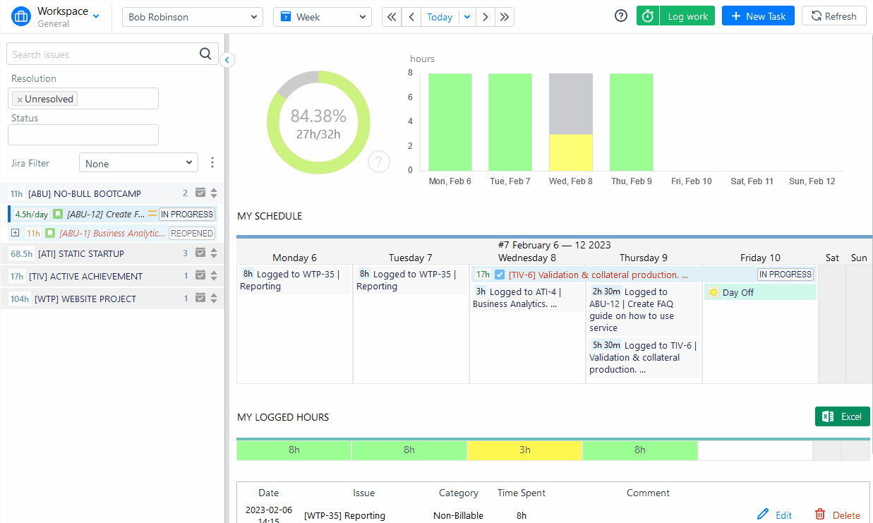 Log work from personal workspace.gif Log work from personal workspace.gif