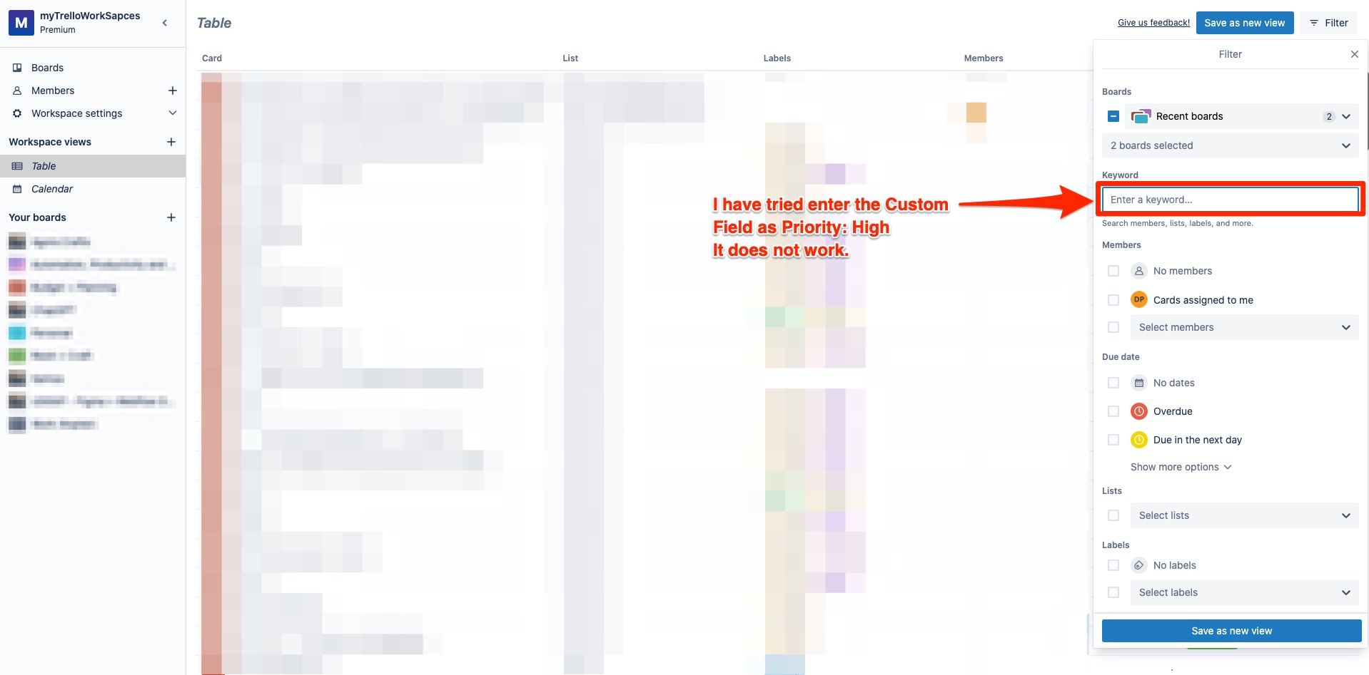 Trello Workspace - Keyword Search using custom field, Priority-High.jpg Trello Workspace - Keyword Search using custom field, Priority-High.jpg
