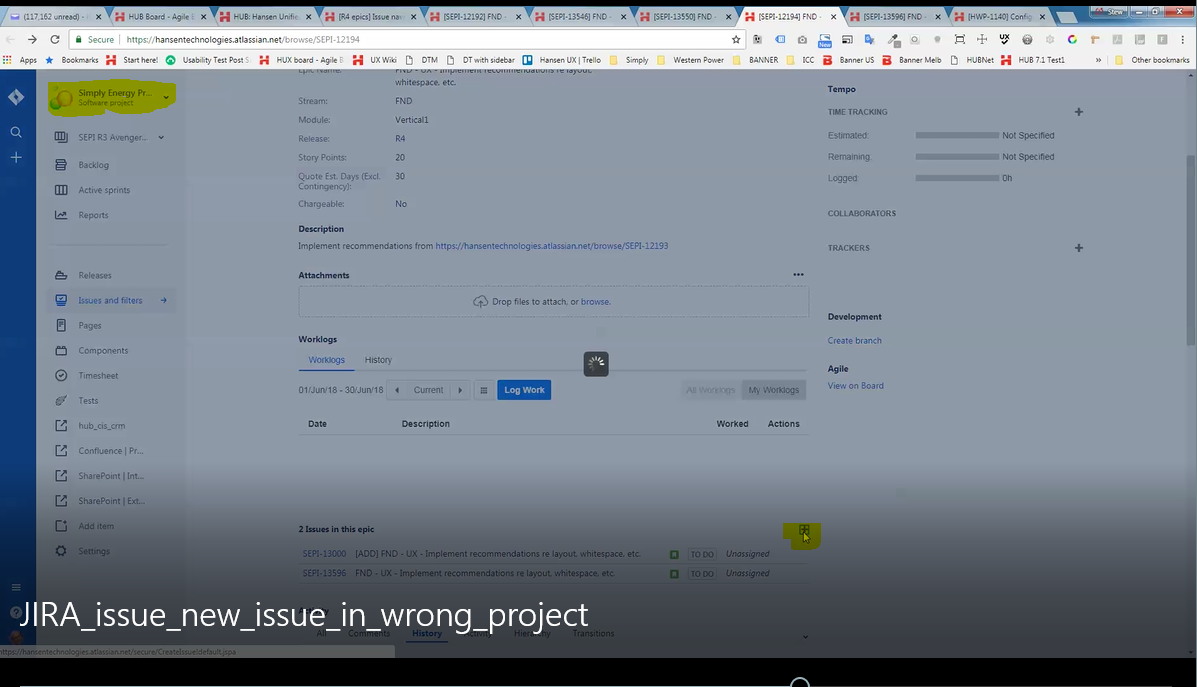 Jira issue - New issue in wrong project 3 - .PNG Jira issue - New issue in wrong project 3 - .PNG