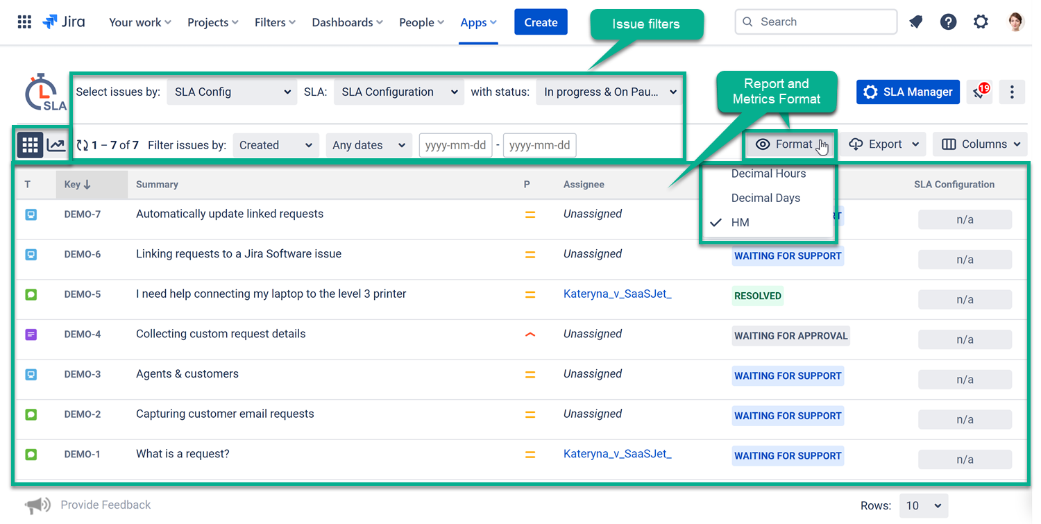 sla time and report issue filter.png sla time and report issue filter.png