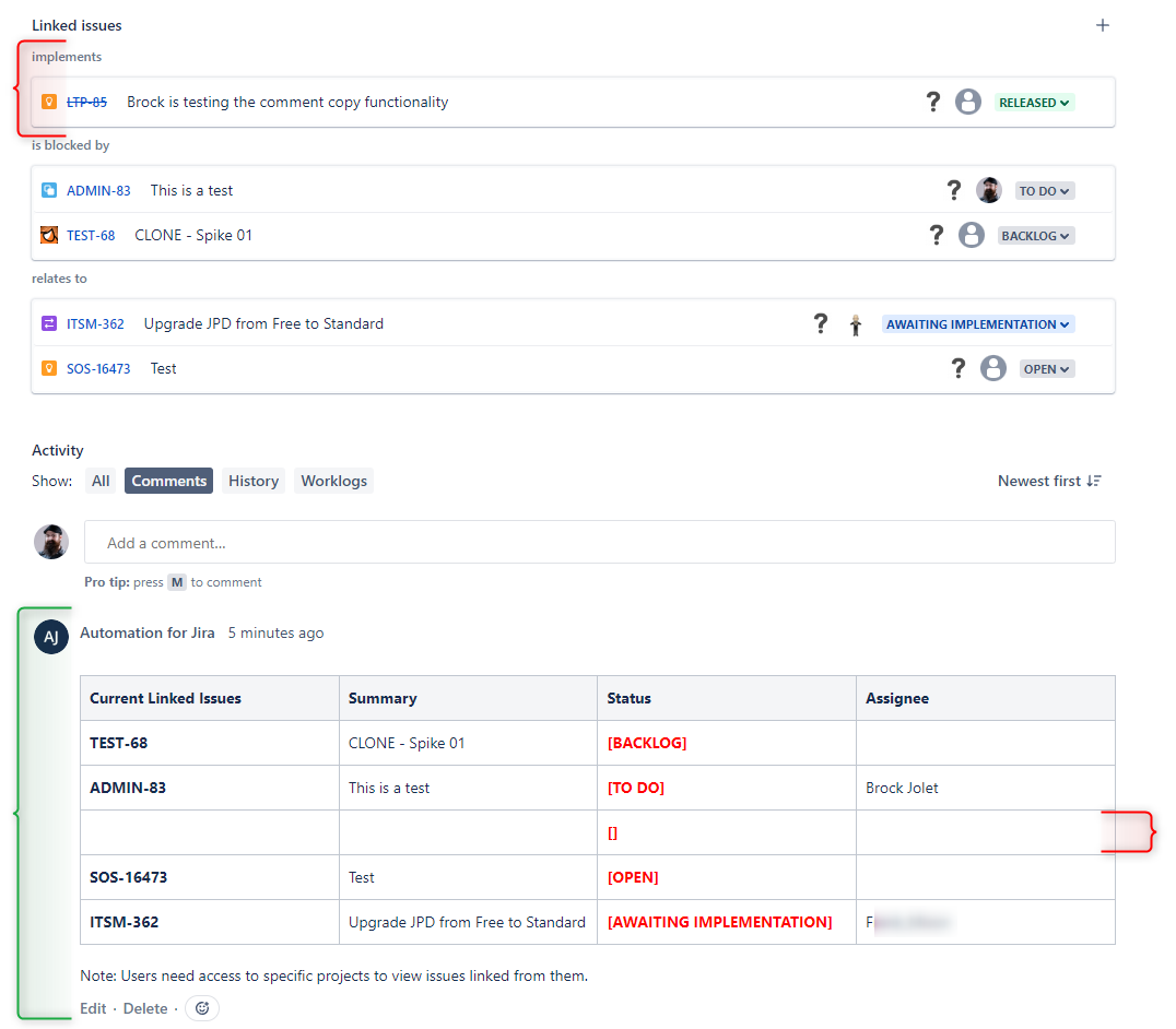Print linked issues RESULT.png Print linked issues RESULT.png