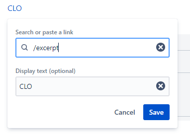 can't insert excerpt as a link.png can't insert excerpt as a link.png