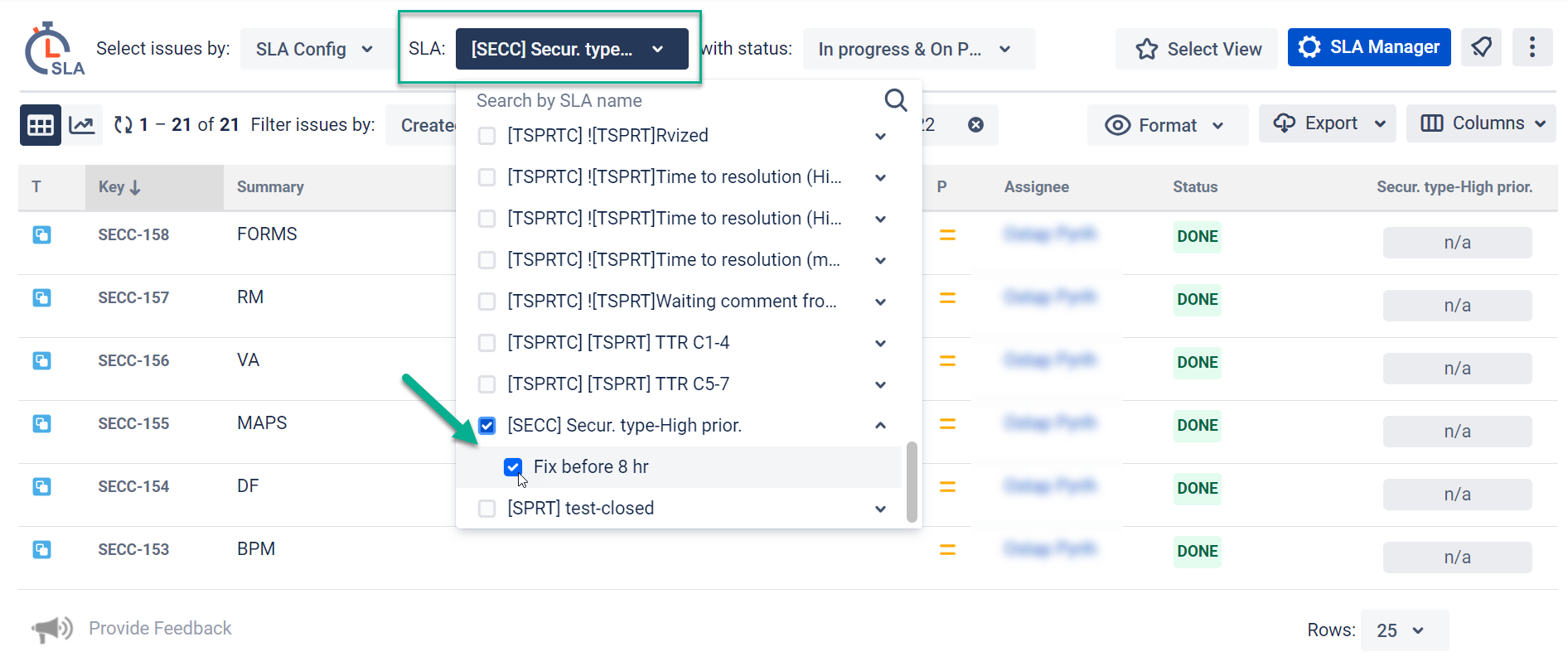 2-sla report for security requests.png 2-sla report for security requests.png