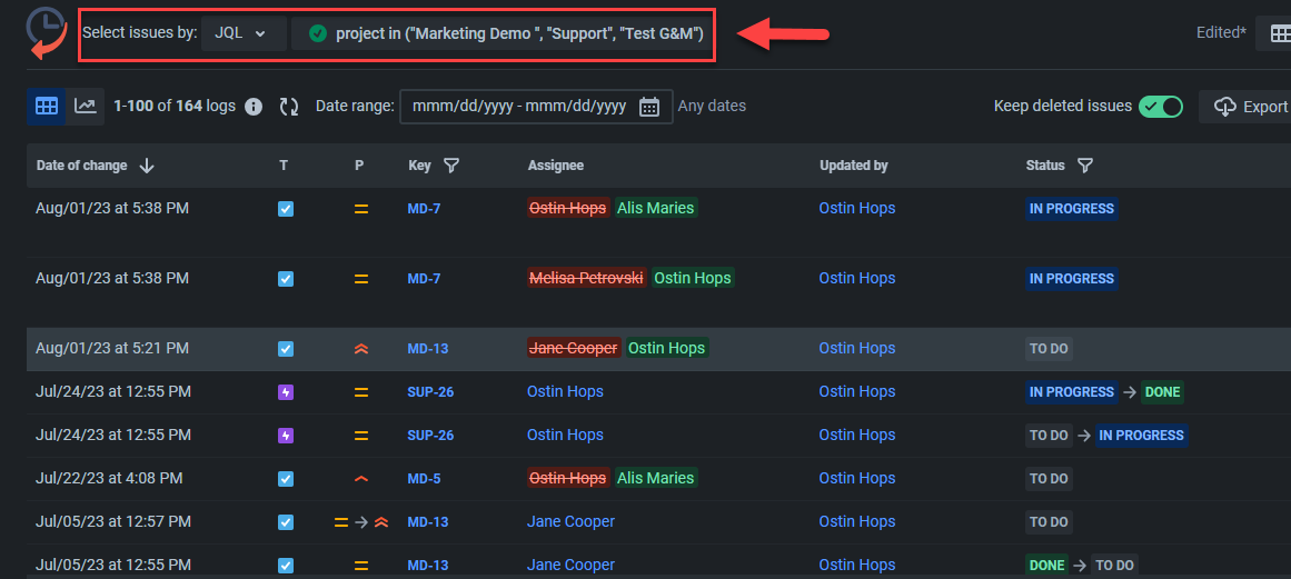 JQL for multiple projects.png JQL for multiple projects.png