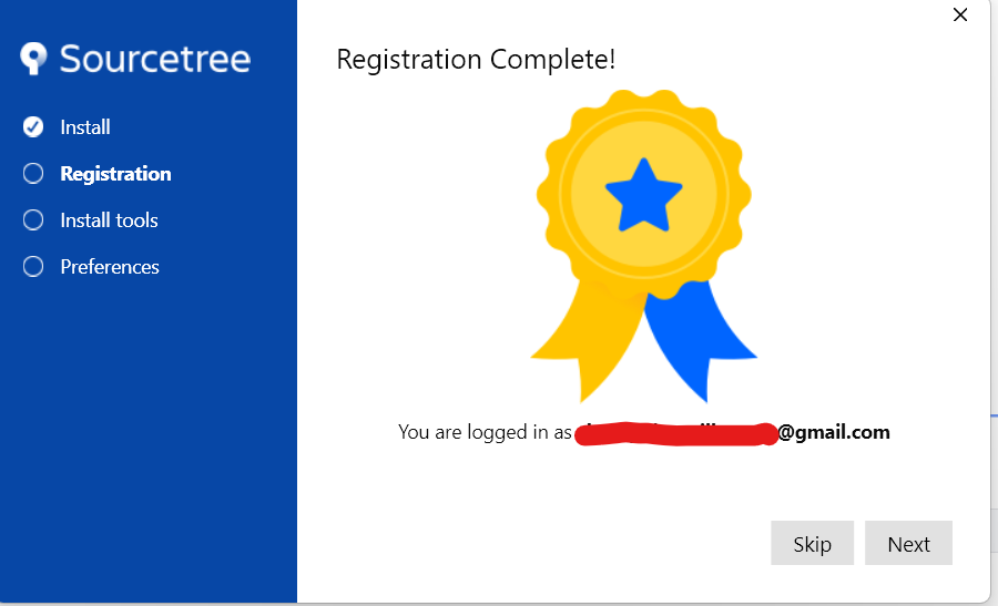 SourcetreeRegistrationSuccess.png SourcetreeRegistrationSuccess.png