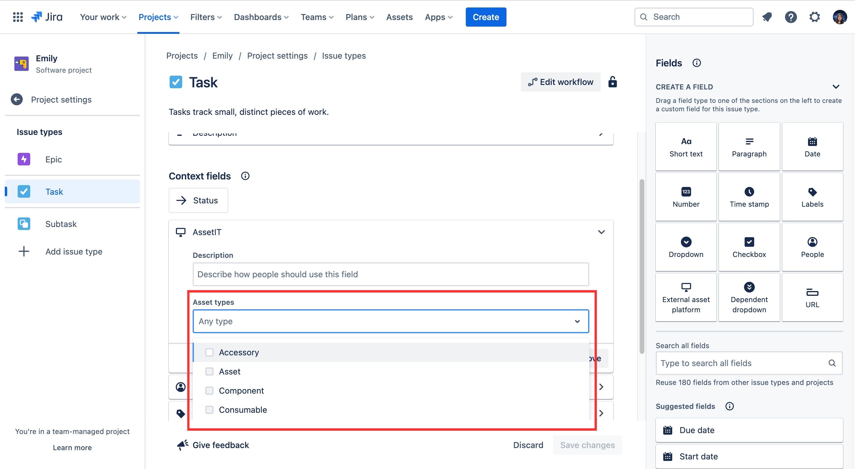 choose asset types in Jira issue.jpg choose asset types in Jira issue.jpg