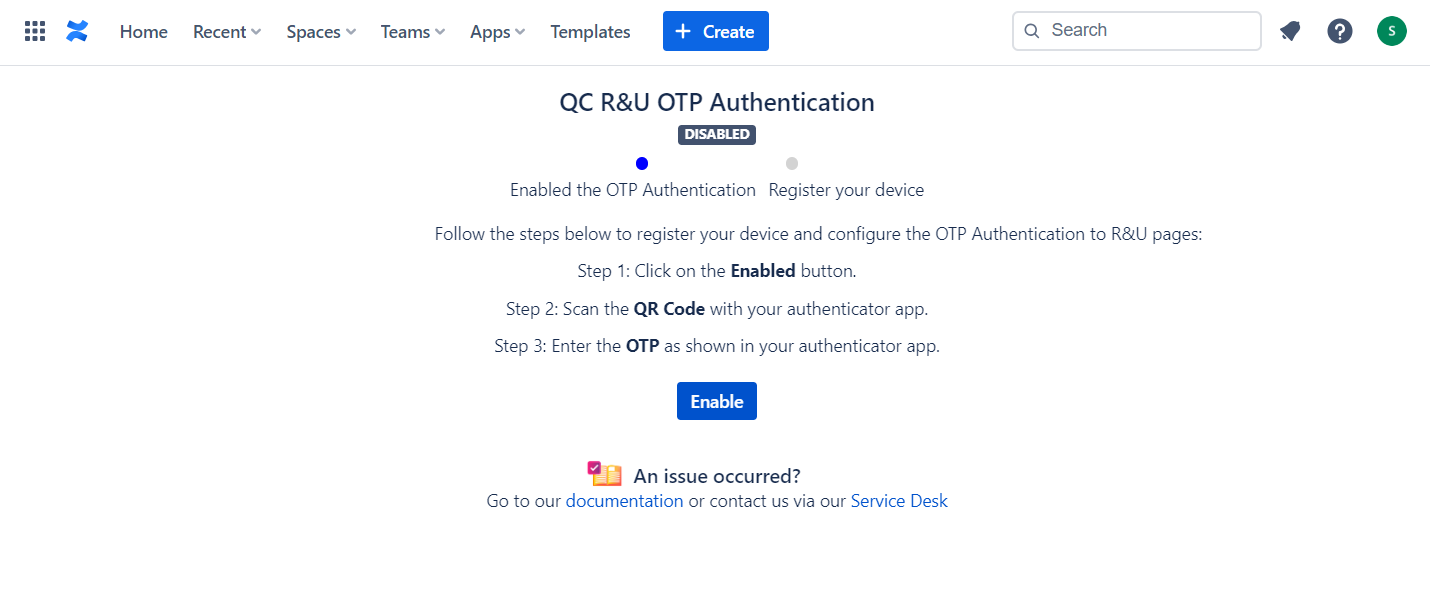 QC R&U OTP Authentication - DISABLED on user profile.png QC R&U OTP Authentication - DISABLED on user profile.png