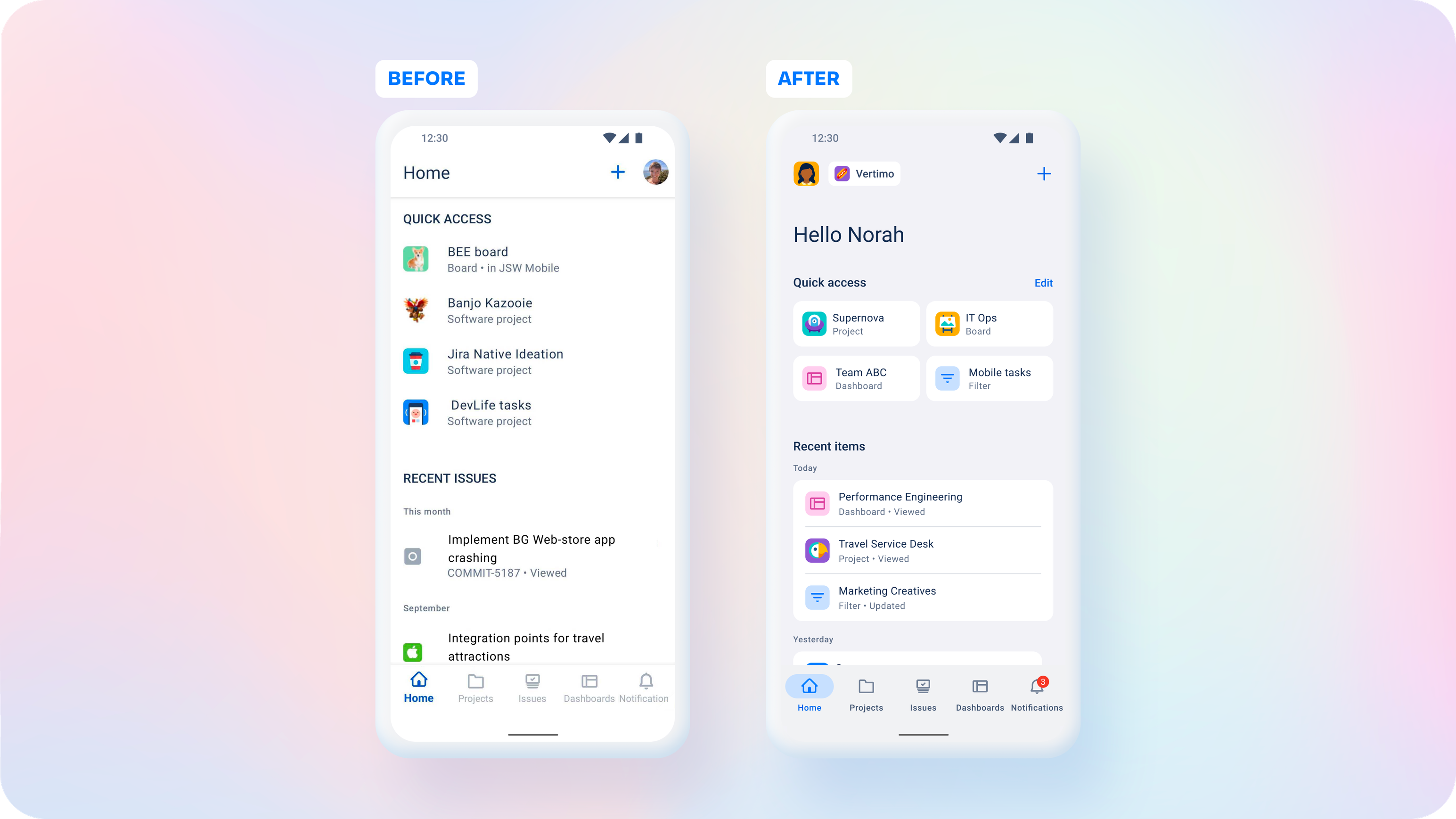 Jira's home tab on Android.png Jira's home tab on Android.png