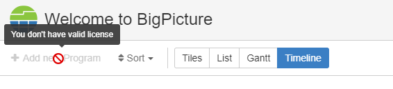 Big Picture license issue.png Big Picture license issue.png