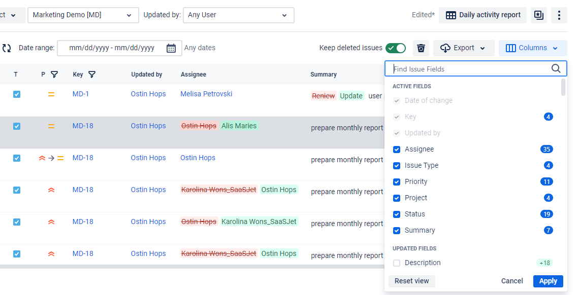 Columns manager issue history.png Columns manager issue history.png