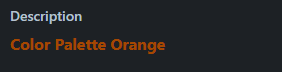 Dark Mode Palette Orange.png Dark Mode Palette Orange.png