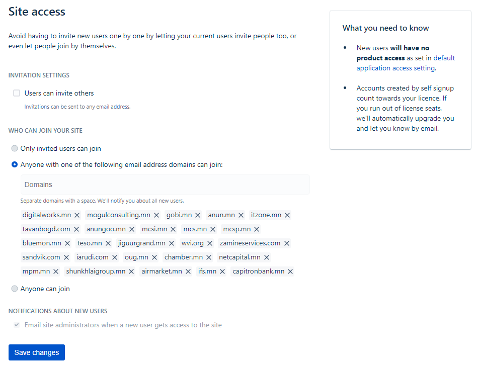 JIRA site access setting.png JIRA site access setting.png