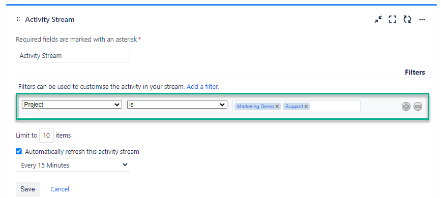 Activities stream gadget filters in jira.png Activities stream gadget filters in jira.png