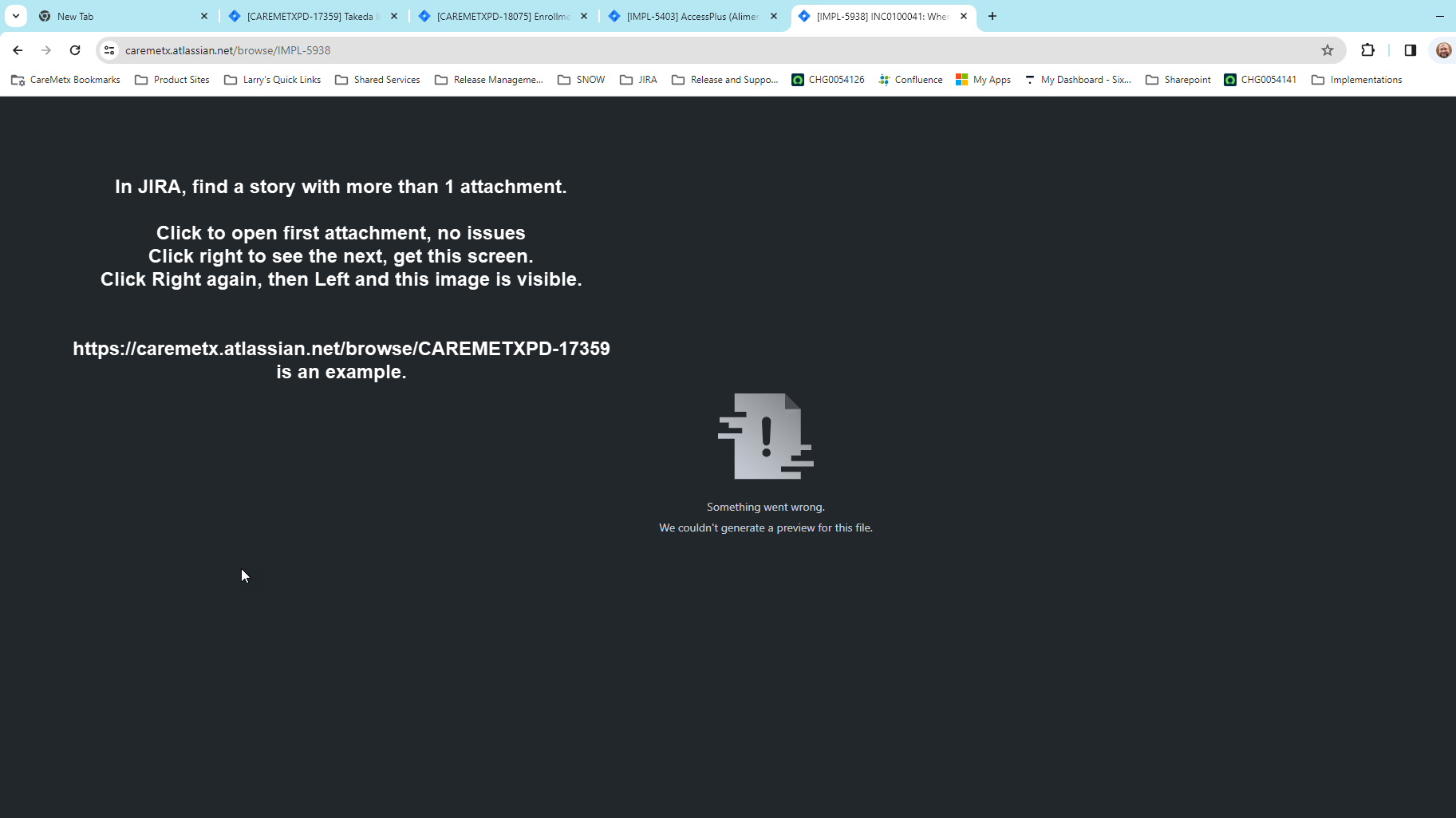 JIRA Attached Error SS.png JIRA Attached Error SS.png