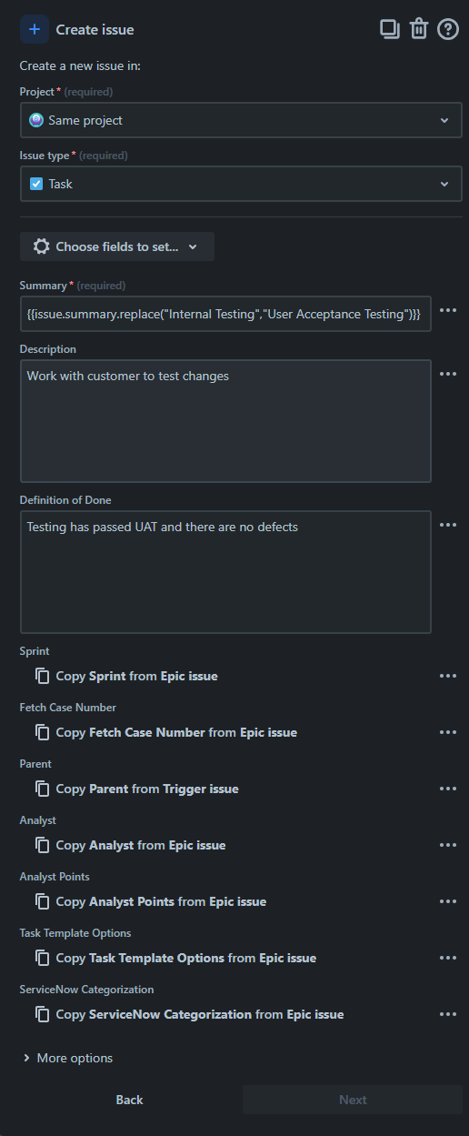 Internal Testing to UAT Task parameters.png Internal Testing to UAT Task parameters.png