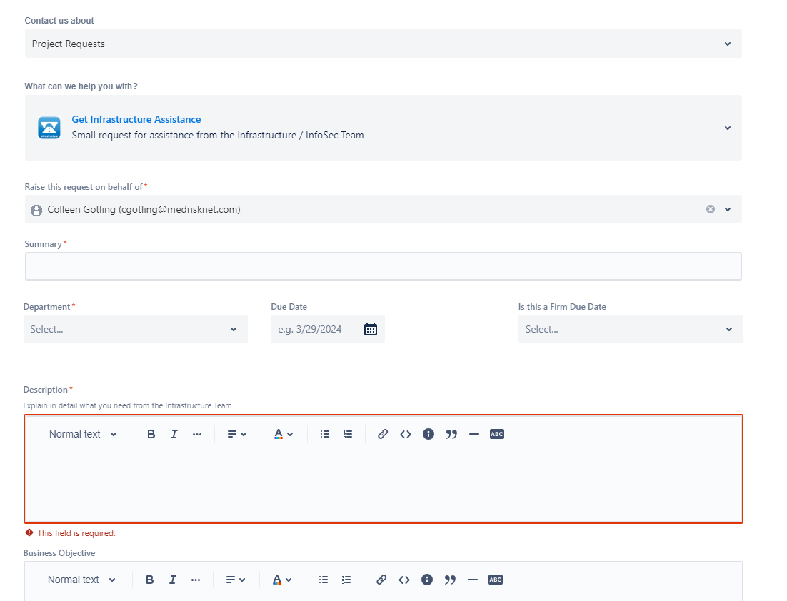 Infra form.PNG Infra form.PNG