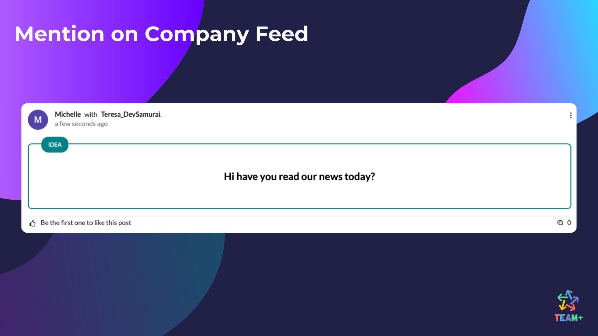 Mention on Company Feed.jpg Mention on Company Feed.jpg