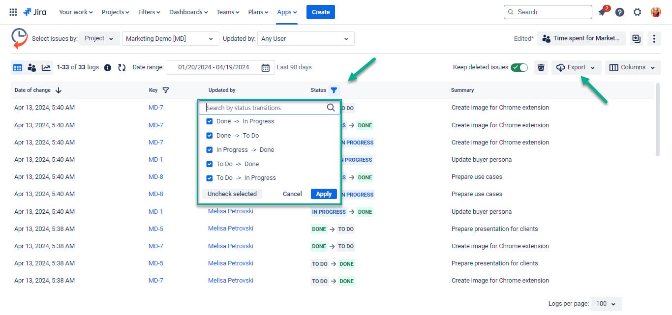 the most frequent status transitions jira.jpg the most frequent status transitions jira.jpg