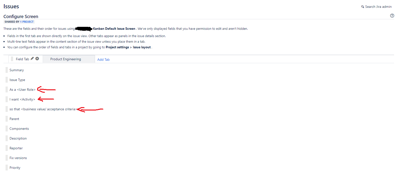 Field Configured in Configure Sceeen.png Field Configured in Configure Sceeen.png