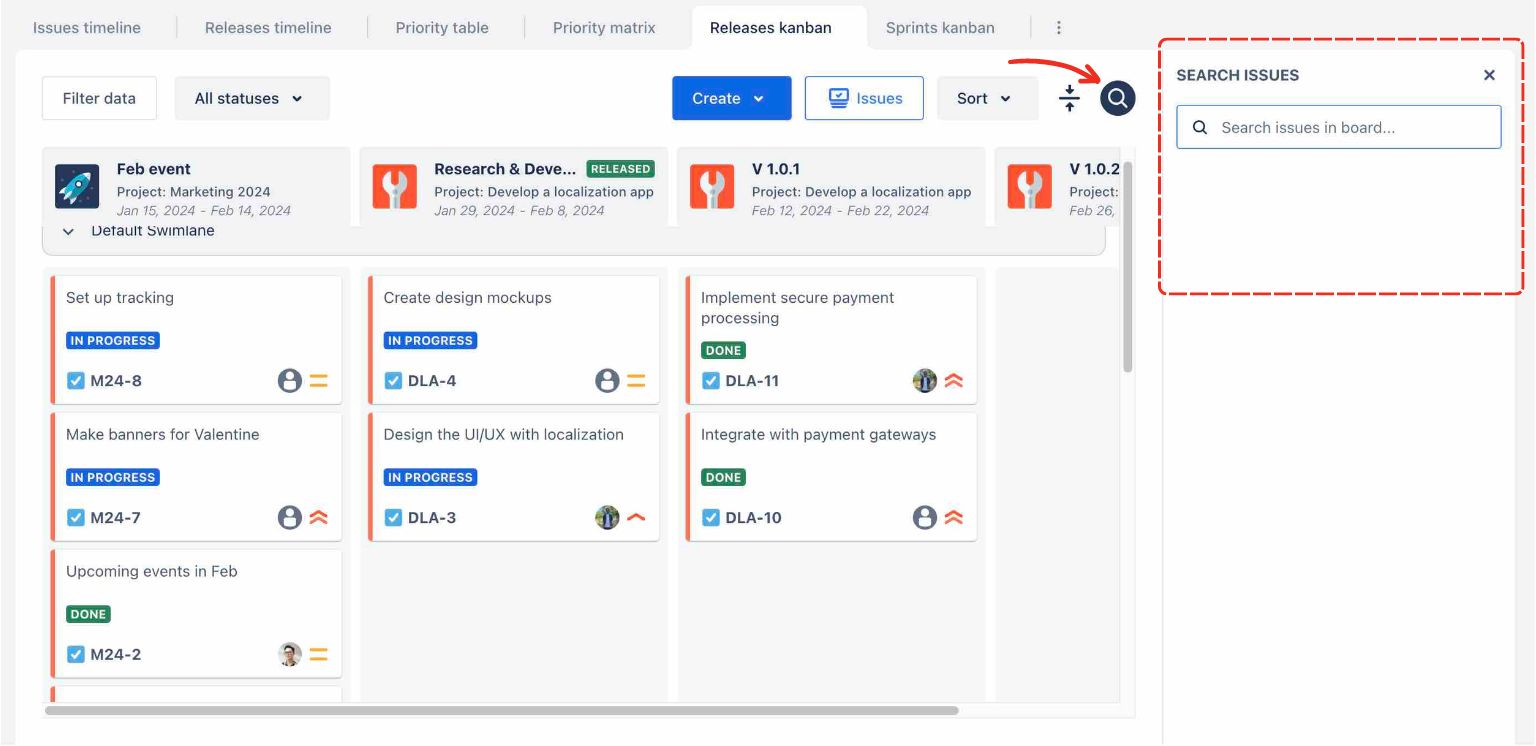 Issue Search box in Releases Kanban.jpg Issue Search box in Releases Kanban.jpg