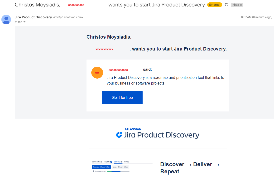 2024-05-17 08_16_28 xxxxx wants you to start Jira Product Discover.png 2024-05-17 08_16_28 xxxxx wants you to start Jira Product Discover.png