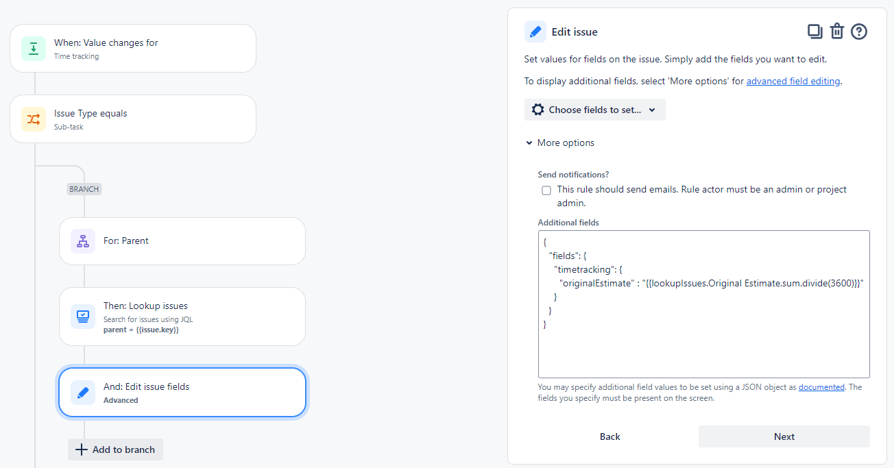 Sum original estimate Jira automation.png Sum original estimate Jira automation.png