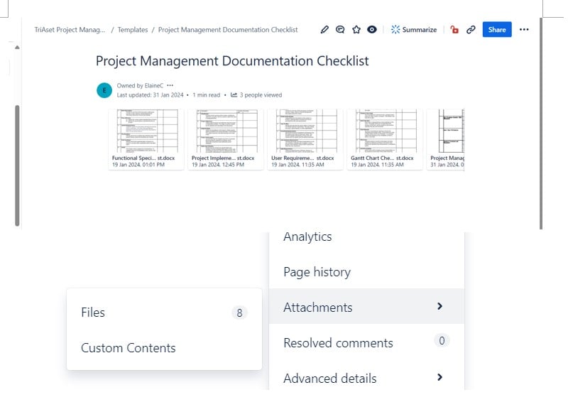 Files display at Confluence Page.jpg Files display at Confluence Page.jpg