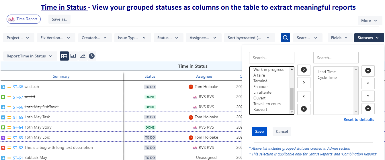 Time in Status - Grouped Statuses.png Time in Status - Grouped Statuses.png