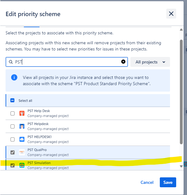 Projects in PST Product Standard Priority Scheme.png Projects in PST Product Standard Priority Scheme.png