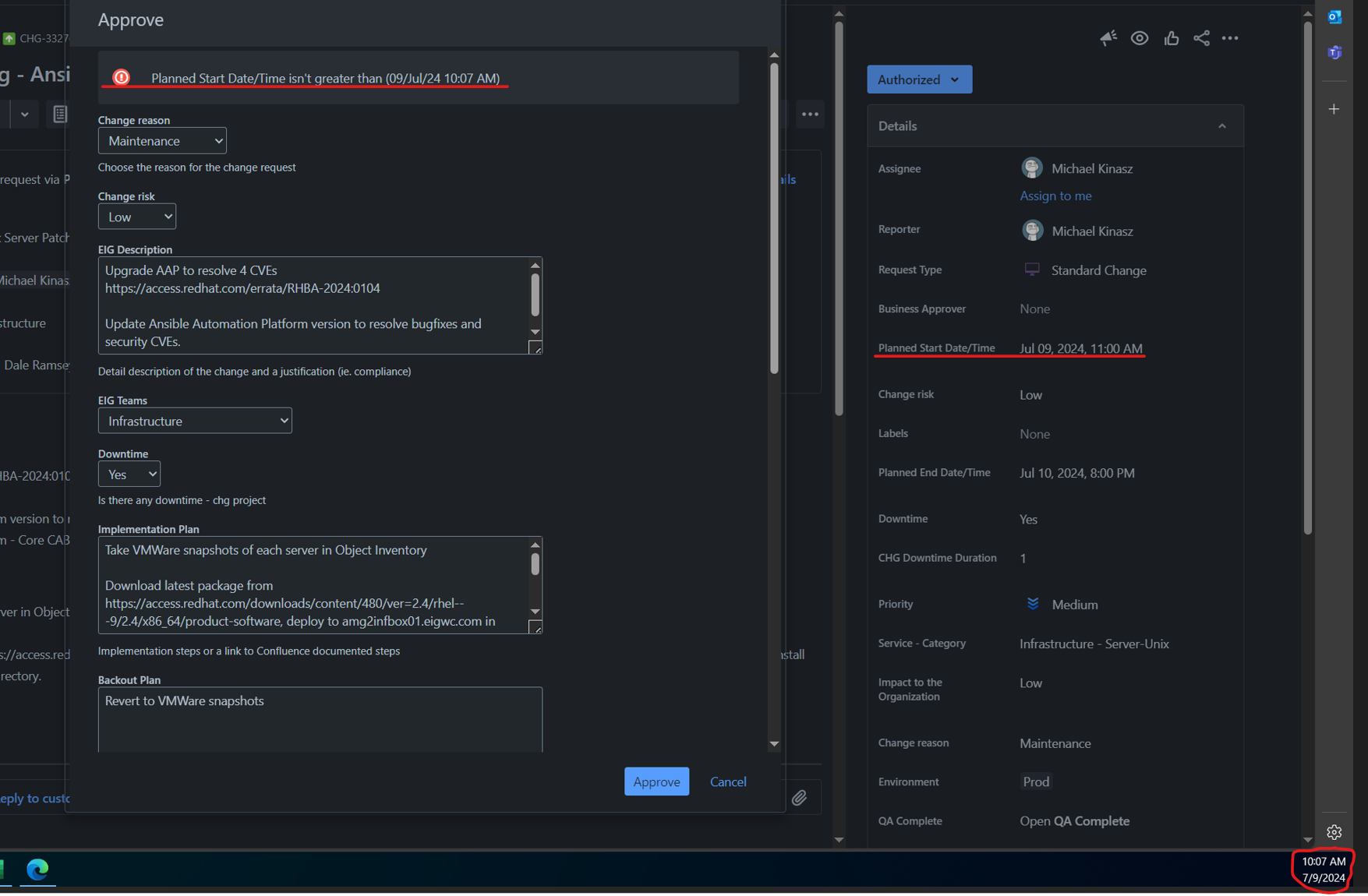 Jira Time Issue with CHGs 2.png Jira Time Issue with CHGs 2.png