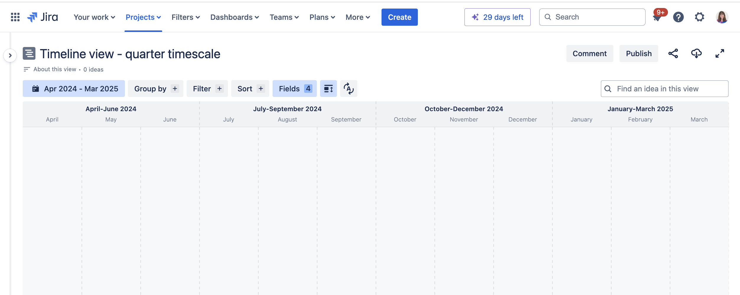 Timeline view - quarter timescale.png Timeline view - quarter timescale.png