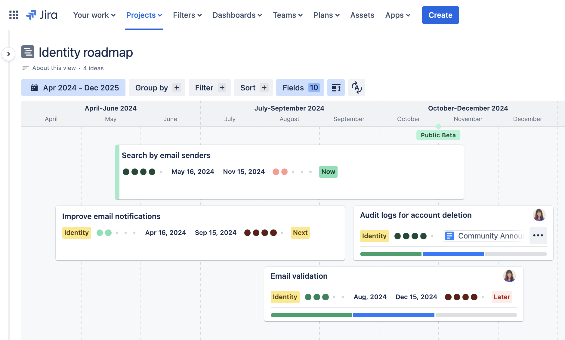 Timeline view - secondary granularity.png Timeline view - secondary granularity.png