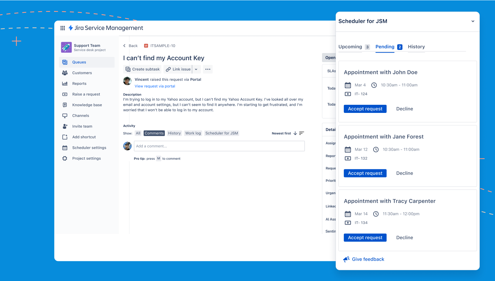 Scheduler for JSM_ Agent appointment management.png Scheduler for JSM_ Agent appointment management.png