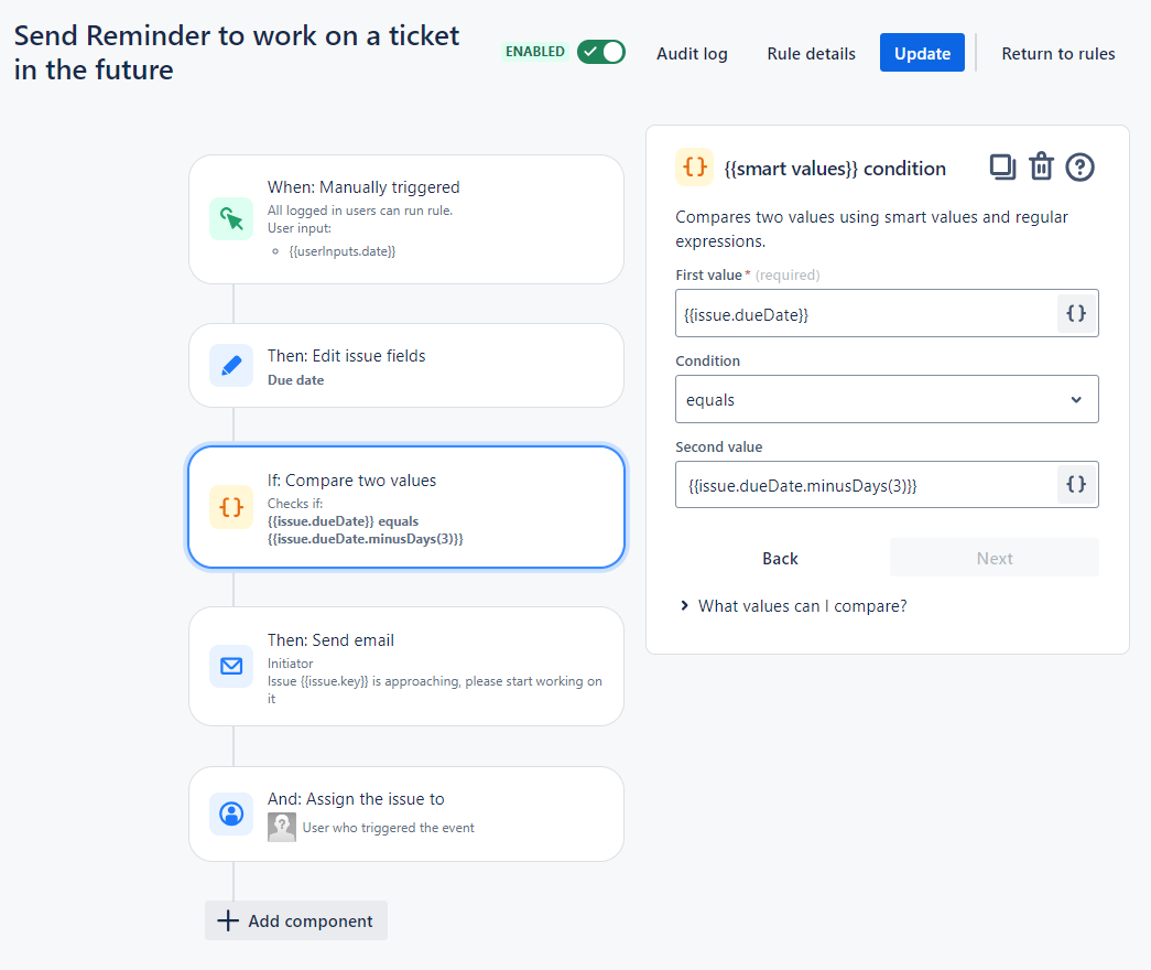 2024-08-08 14_06_37-Rule builder - Automation - Service & Operations - Jira and 39 more pages - Work.png 2024-08-08 14_06_37-Rule builder - Automation - Service & Operations - Jira and 39 more pages - Work.png