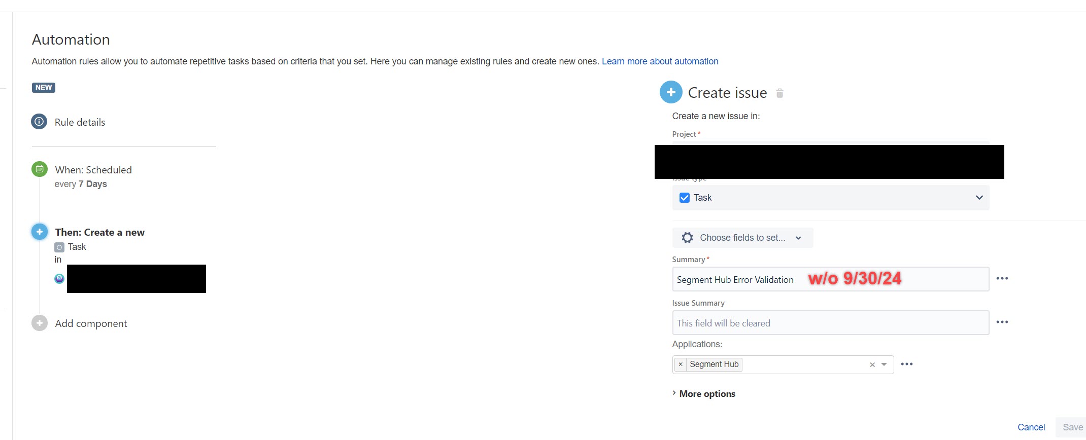 Automation for weekly ticket created.jpg Automation for weekly ticket created.jpg
