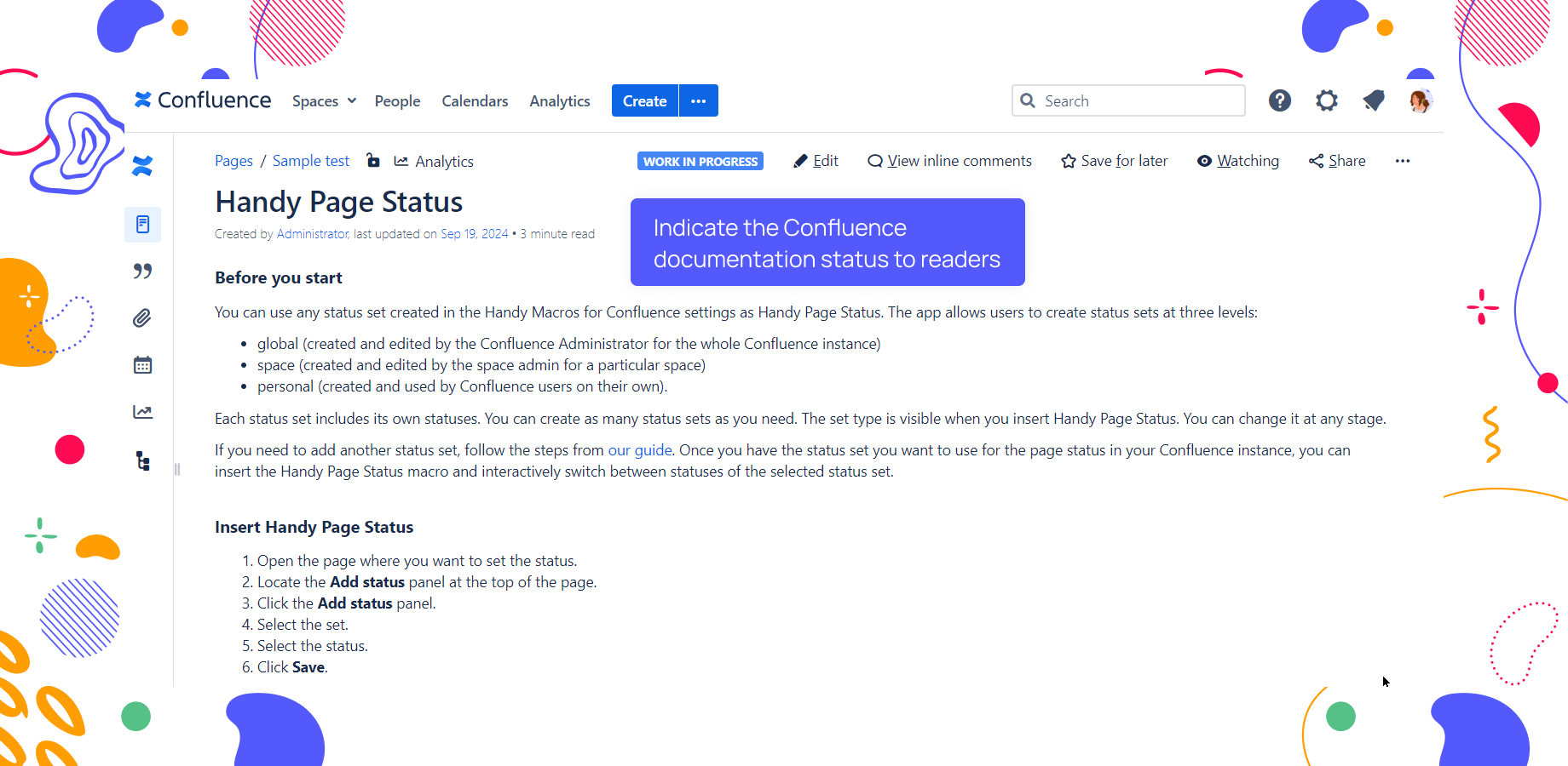 Indicate the Confluence documentation status to readers (4) (1).png Indicate the Confluence documentation status to readers (4) (1).png