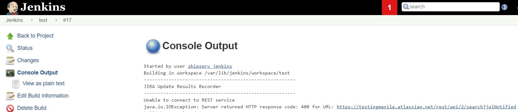 Jenkins error.JPG Jenkins error.JPG
